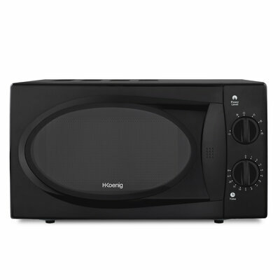 Microondas, 700 W, 20 Litros, 6 Configuraciones color negro